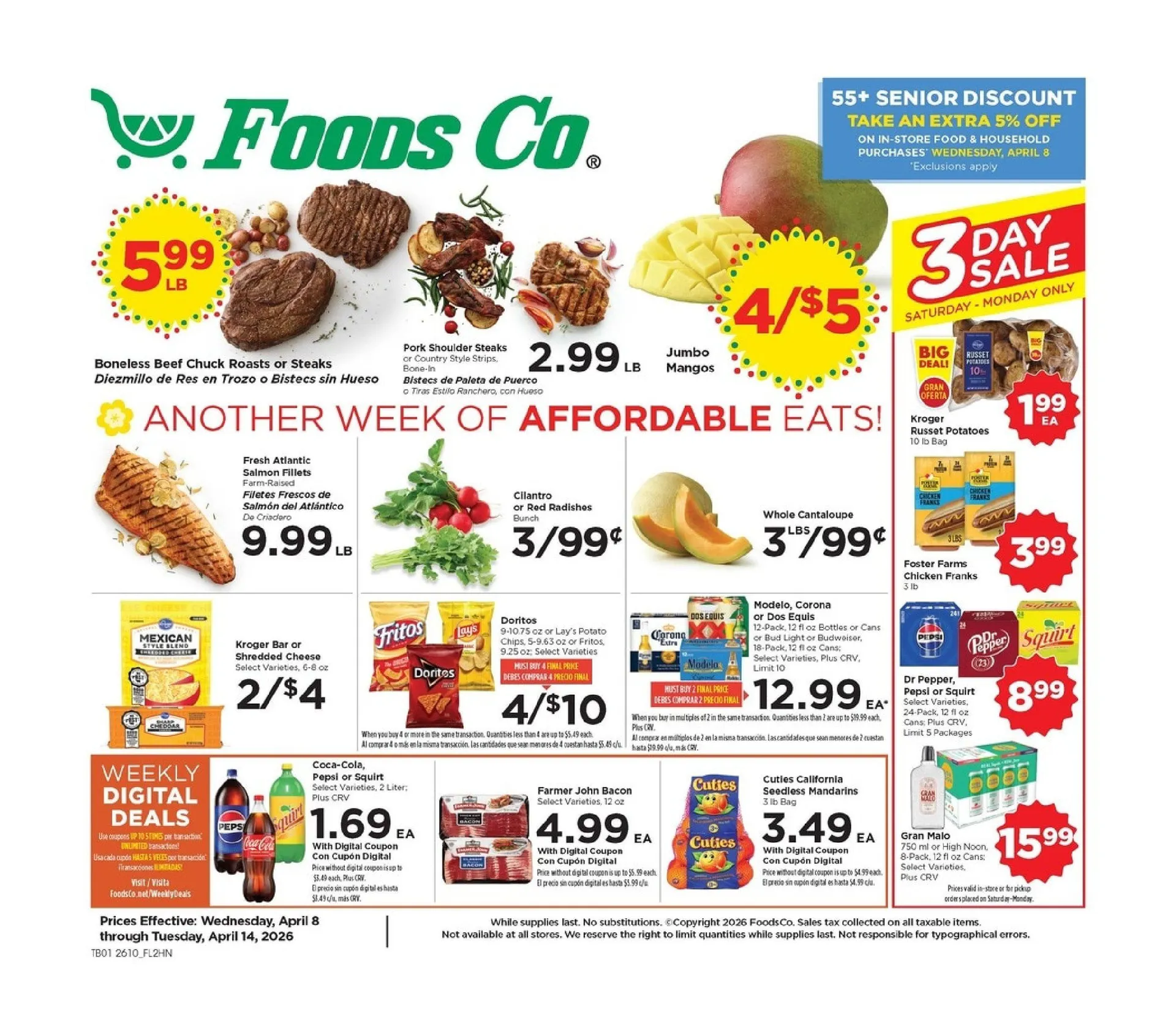 Weekly ad Foods Co. Sales from April 8 to April 14 2026 - Page 