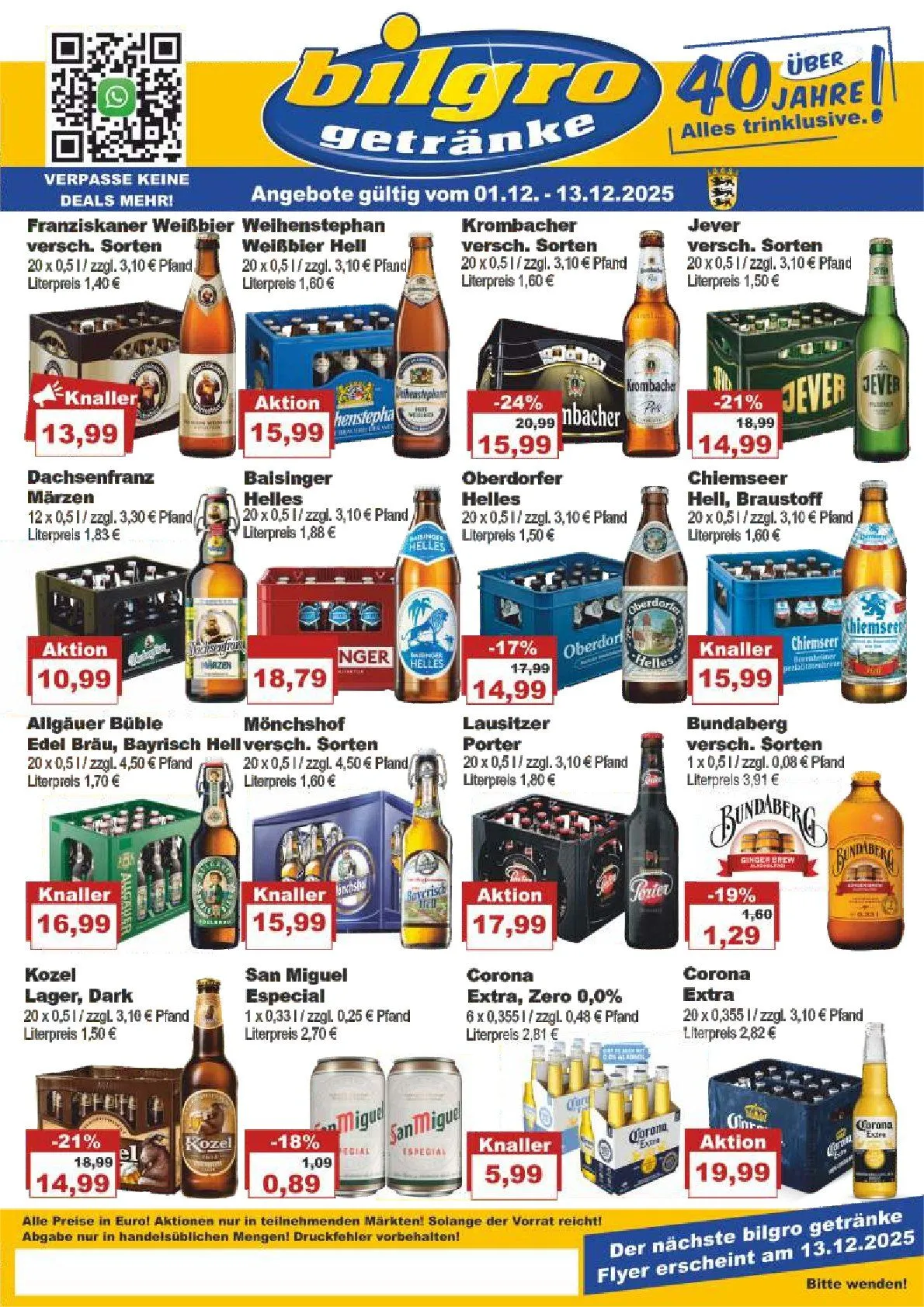 Bilgro Angebote von 1. Dezember bis 13. Dezember 2025 - Prospekt seite 1