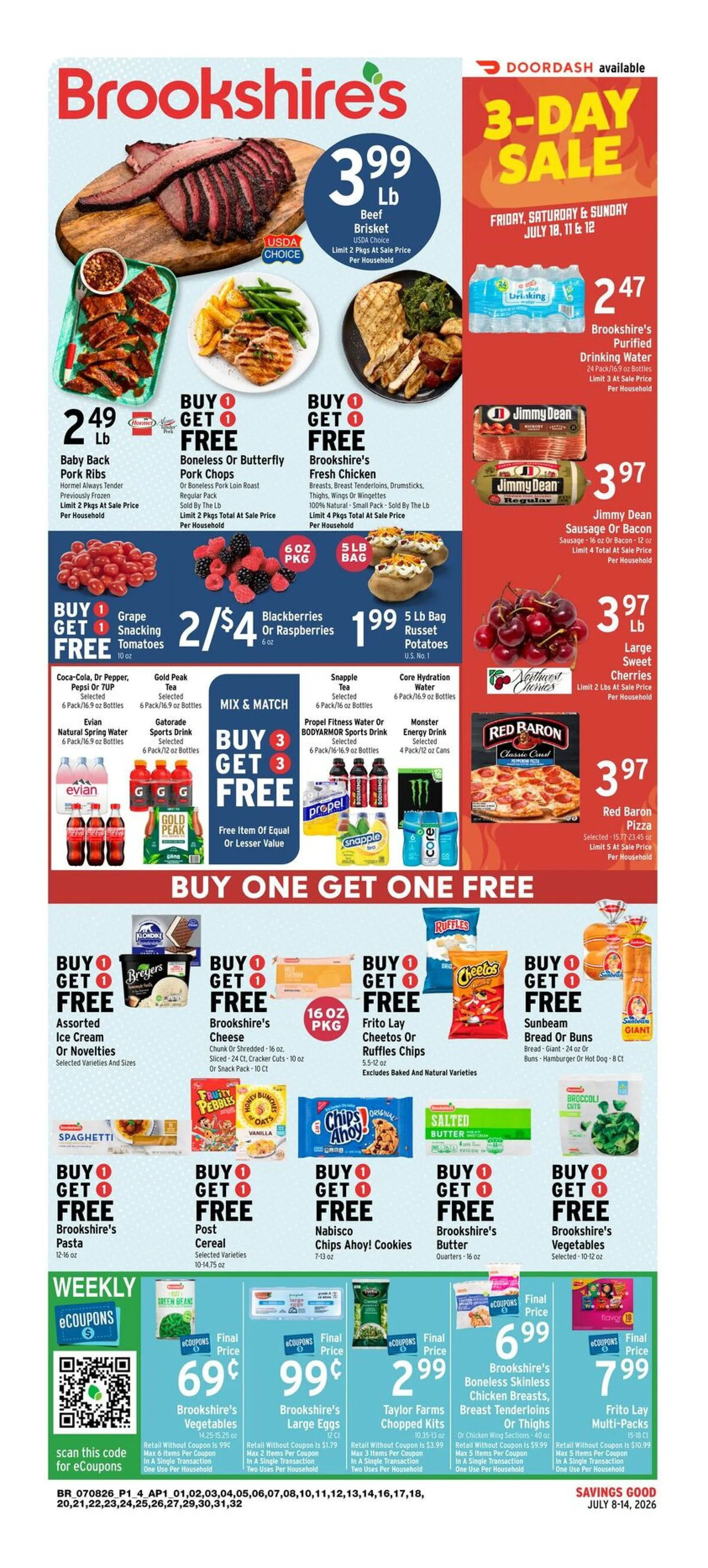 Weekly ad Brookshires Sales from July 8 to July 14 2026 - Page