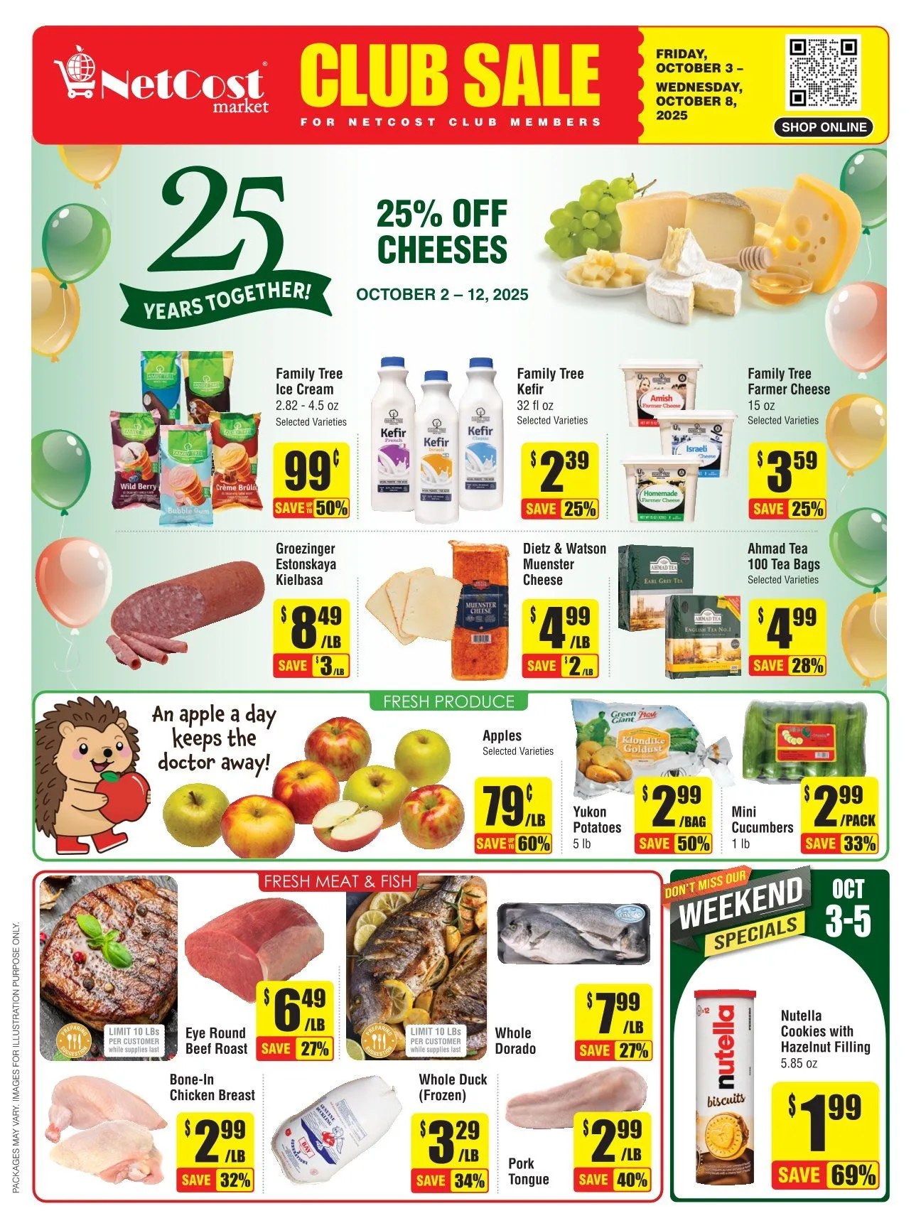 Weekly ad NetCost Market Sales from October 3 to October 8 2025 - Page 1