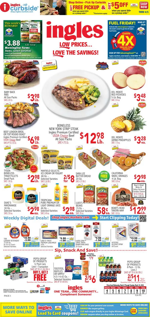 Weekly ad Ingles Sales from March 4 to March 10 2026 - Page 1