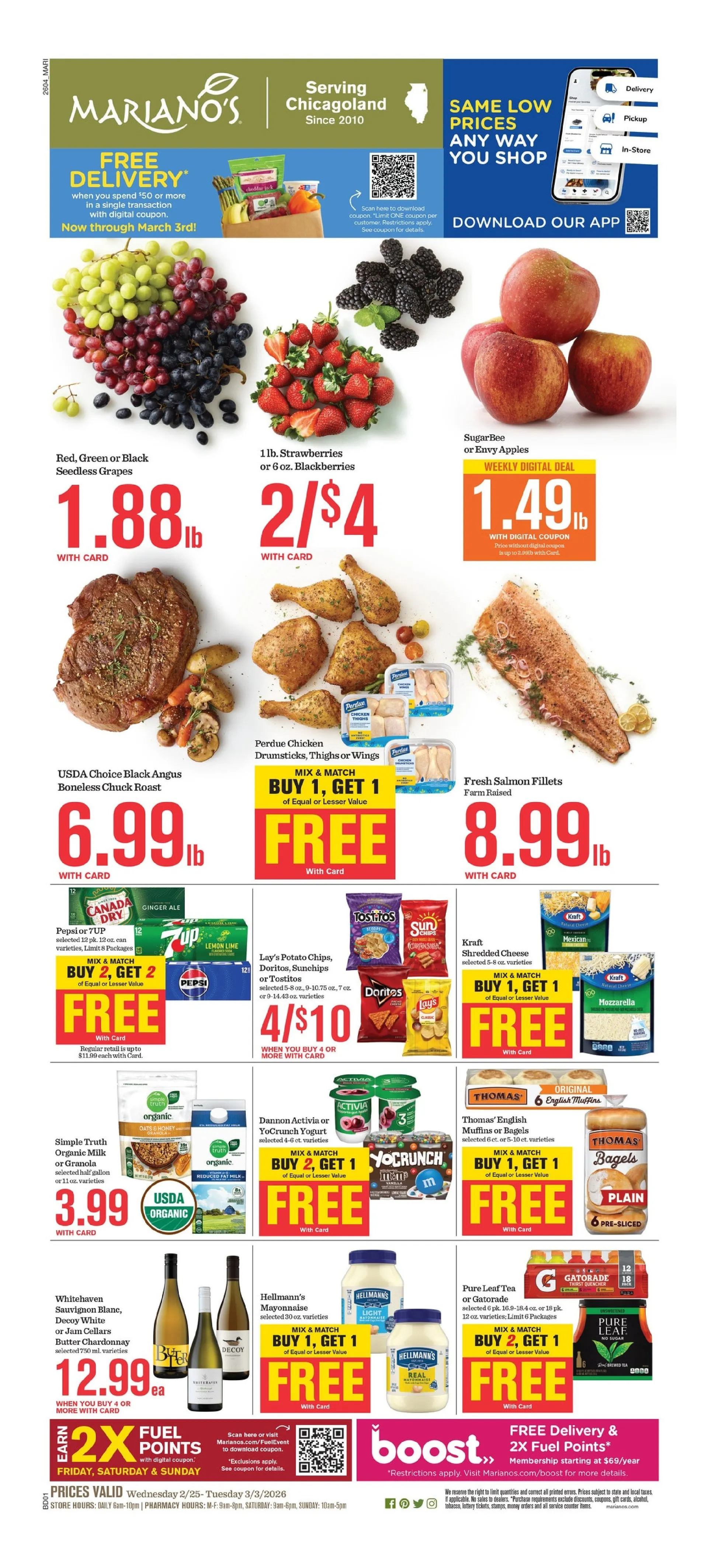 Weekly ad Mariano's  Sales from February 25 to March 3 2026 - Page 1
