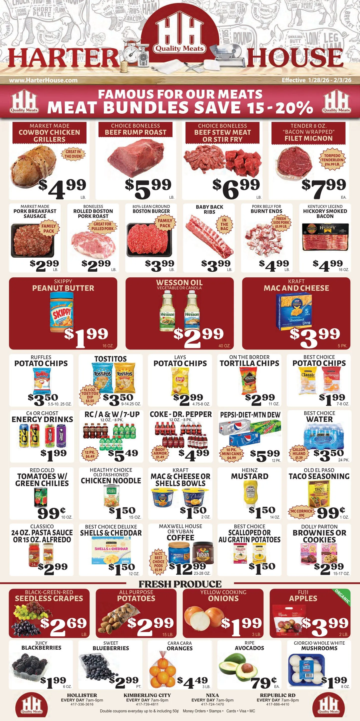 Weekly ad Harter House Sales from January 28 to February 3 2026 - Page
