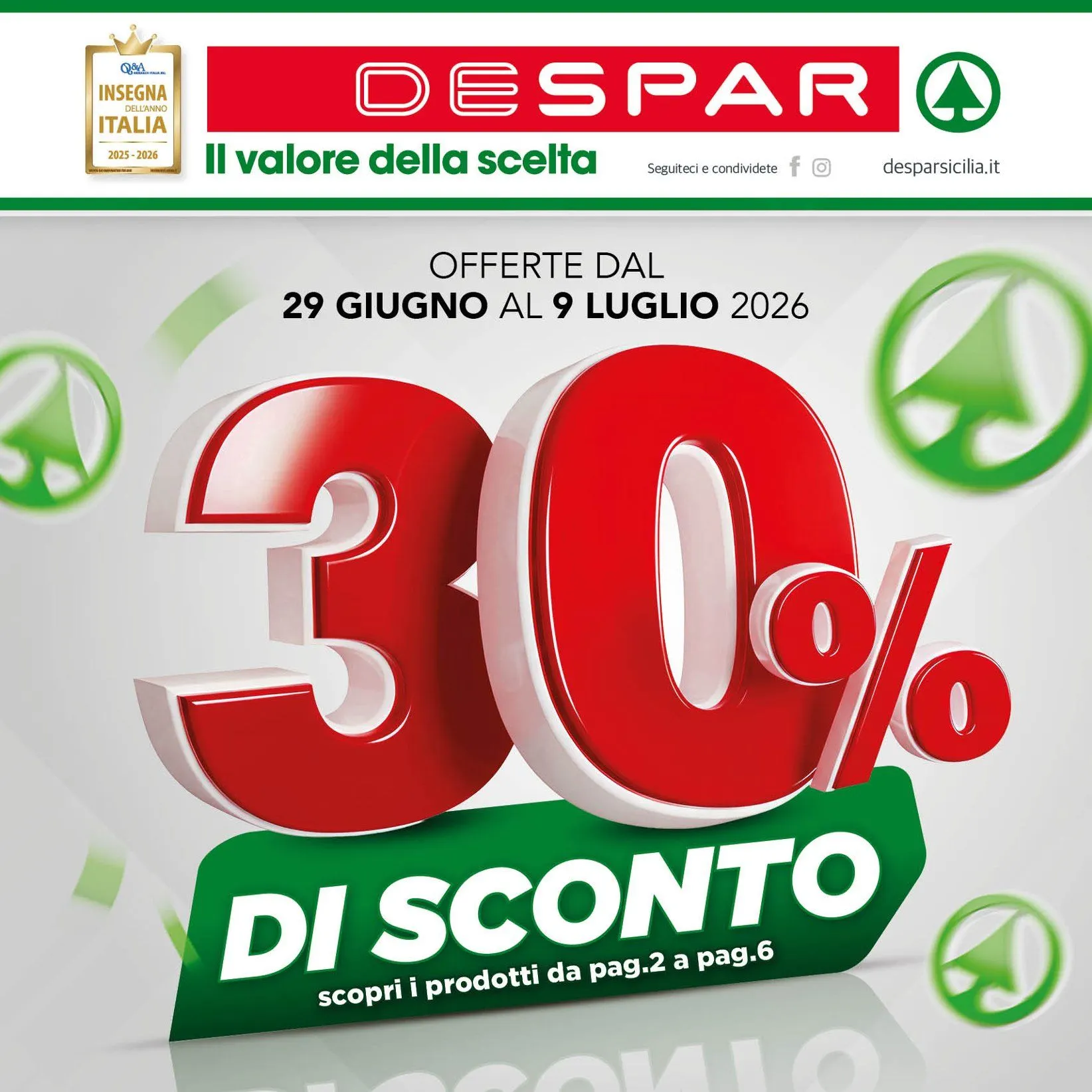Despar Volantino da 29 giugno a 9 luglio di 2026 - Pagina del volantino 1