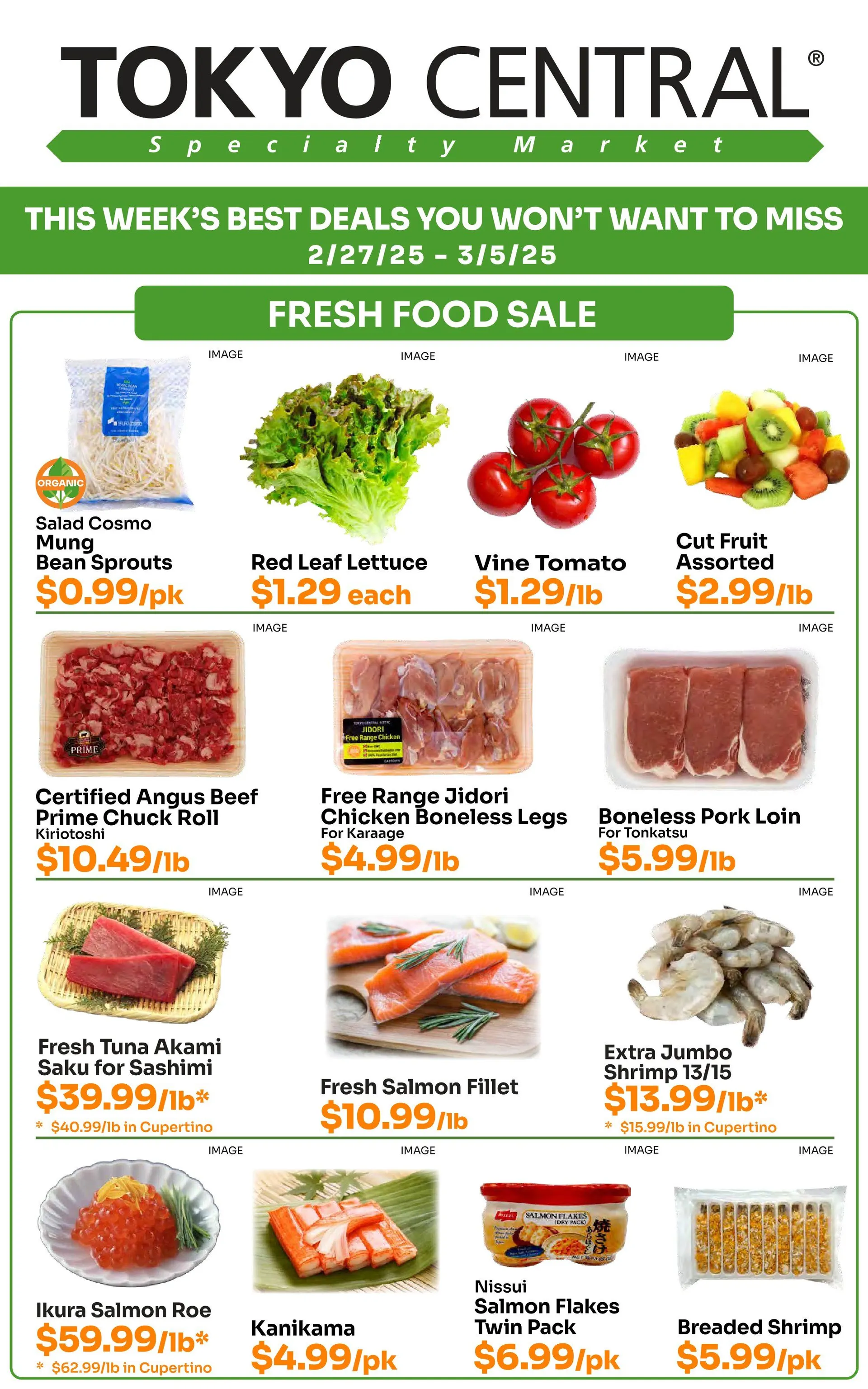 Weekly ad Tokyo Central Specialty Market Deals from February 27 to March 5 2025 - Page 