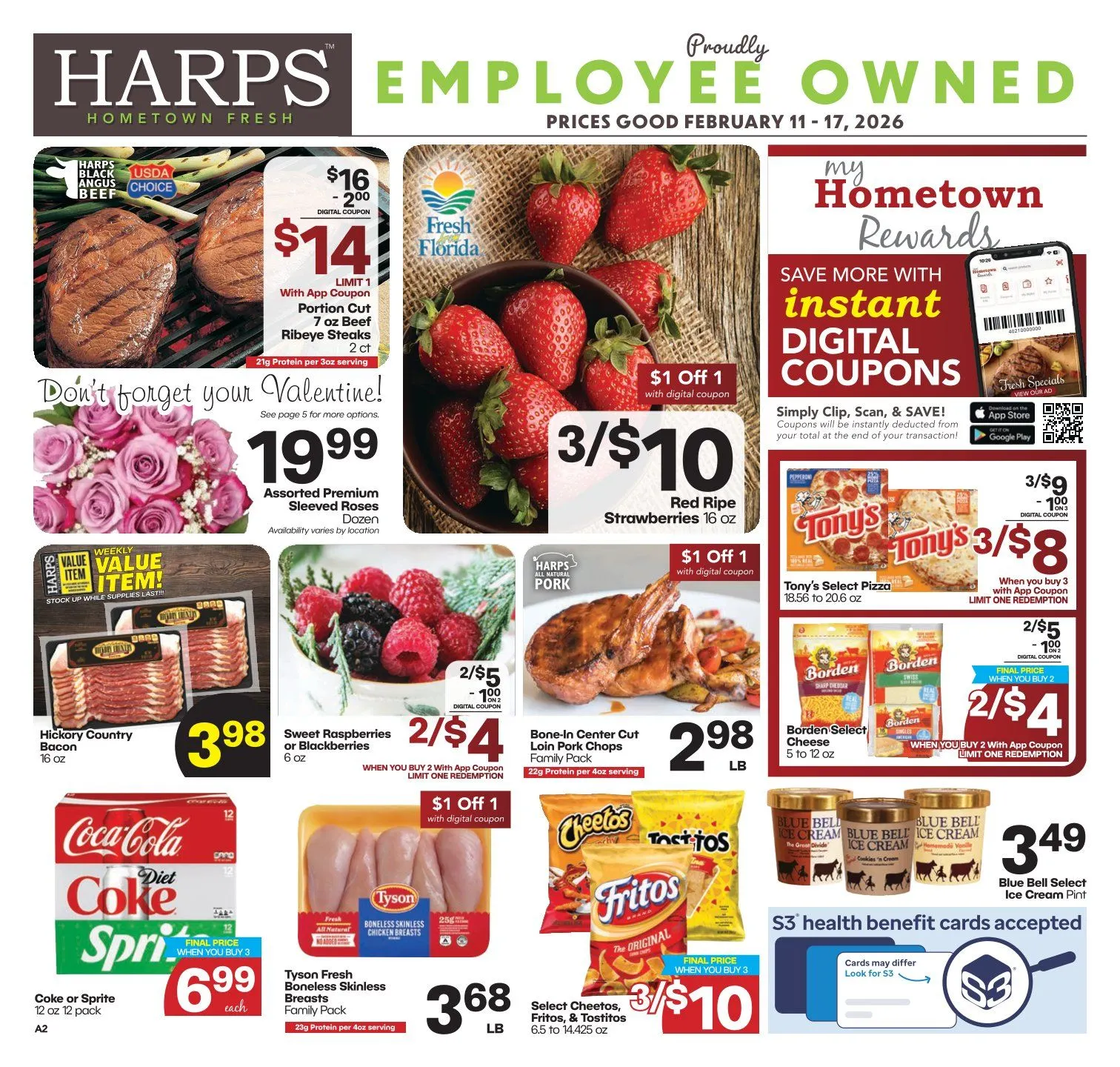 Weekly ad Harps Foods Sales from February 11 to February 17 2026 - Page