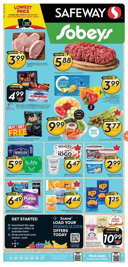 Sobeys Sales from May 21 to May 27 2026 - flyer page 1