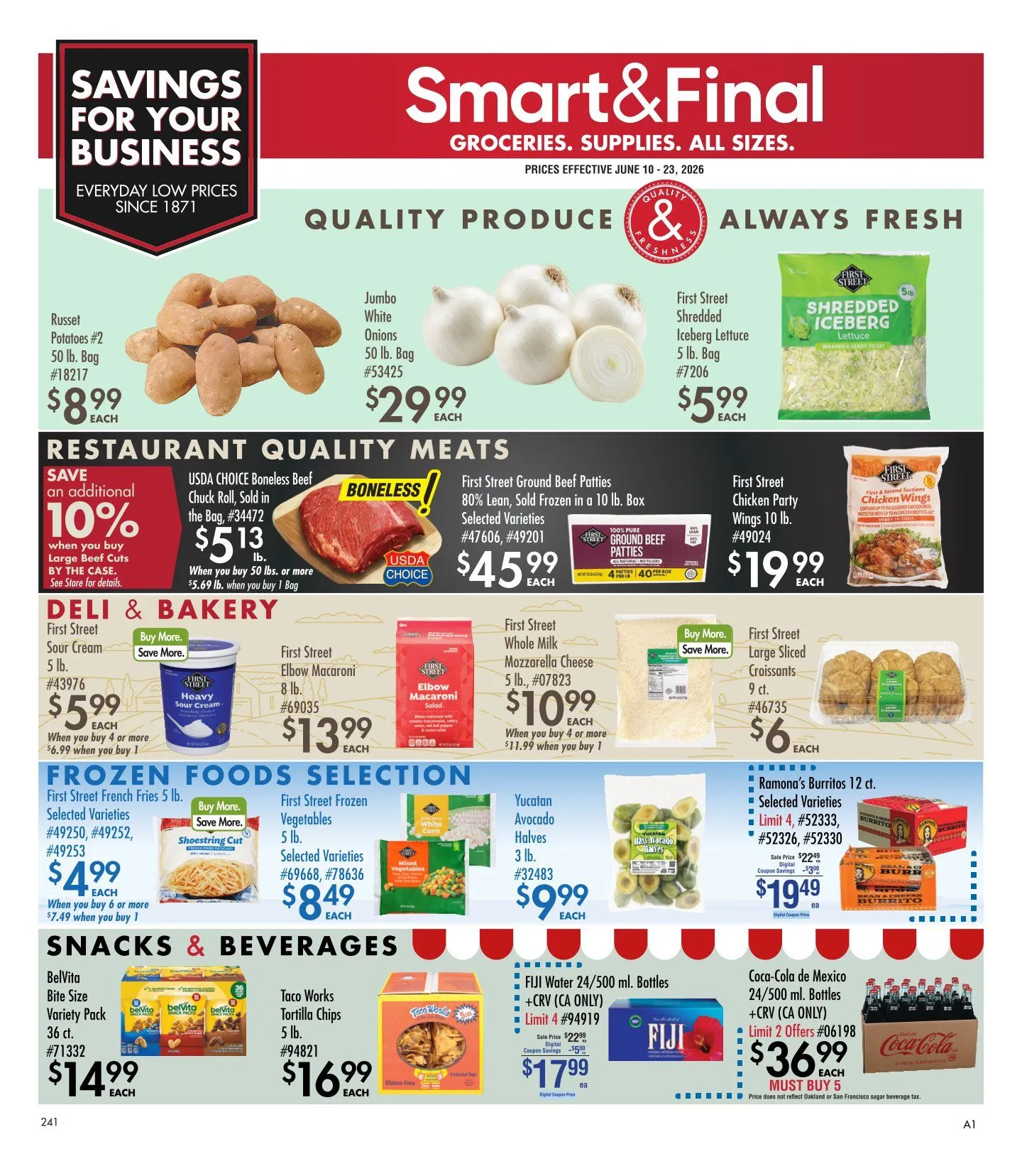 Weekly ad Smart and Final Sales from June 10 to June 23 2026 - Page
