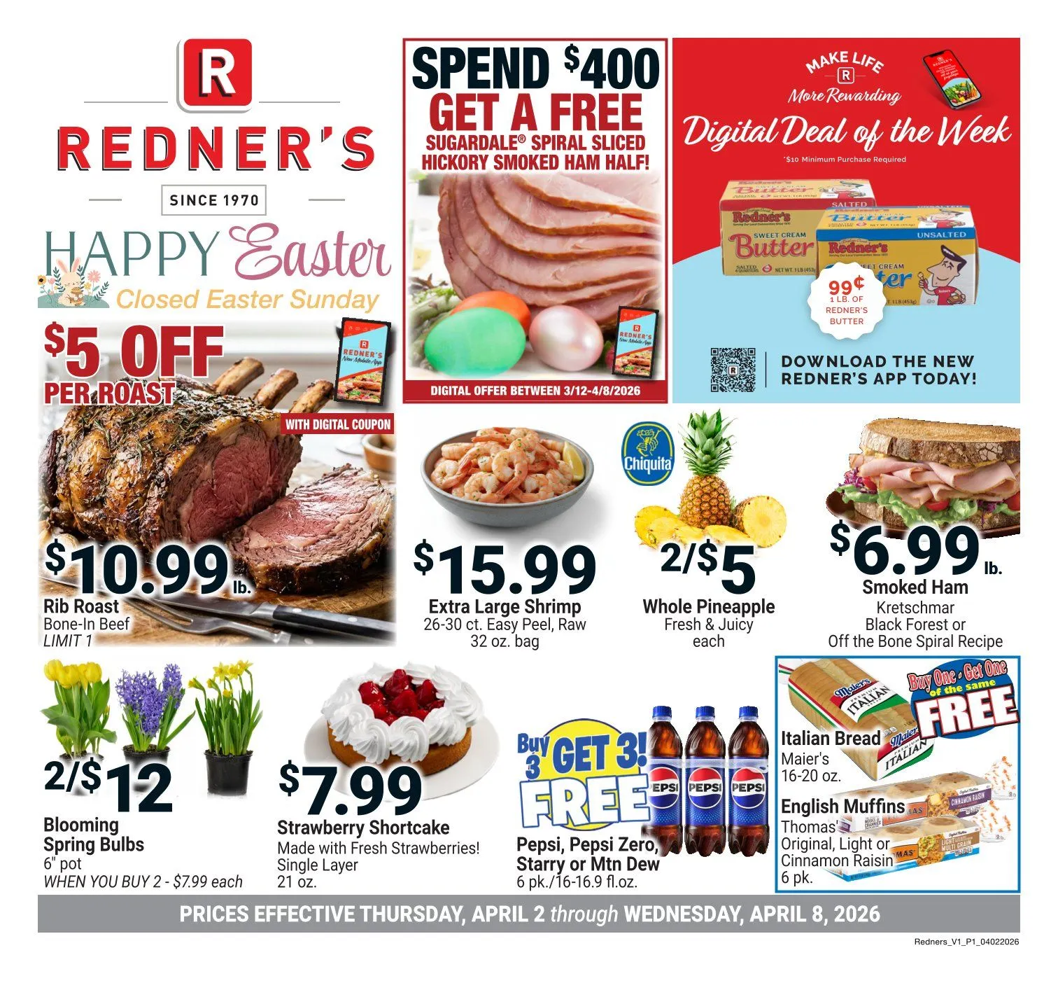 Weekly ad Redner's Market Sales from April 2 to April 8 2026 - Page 