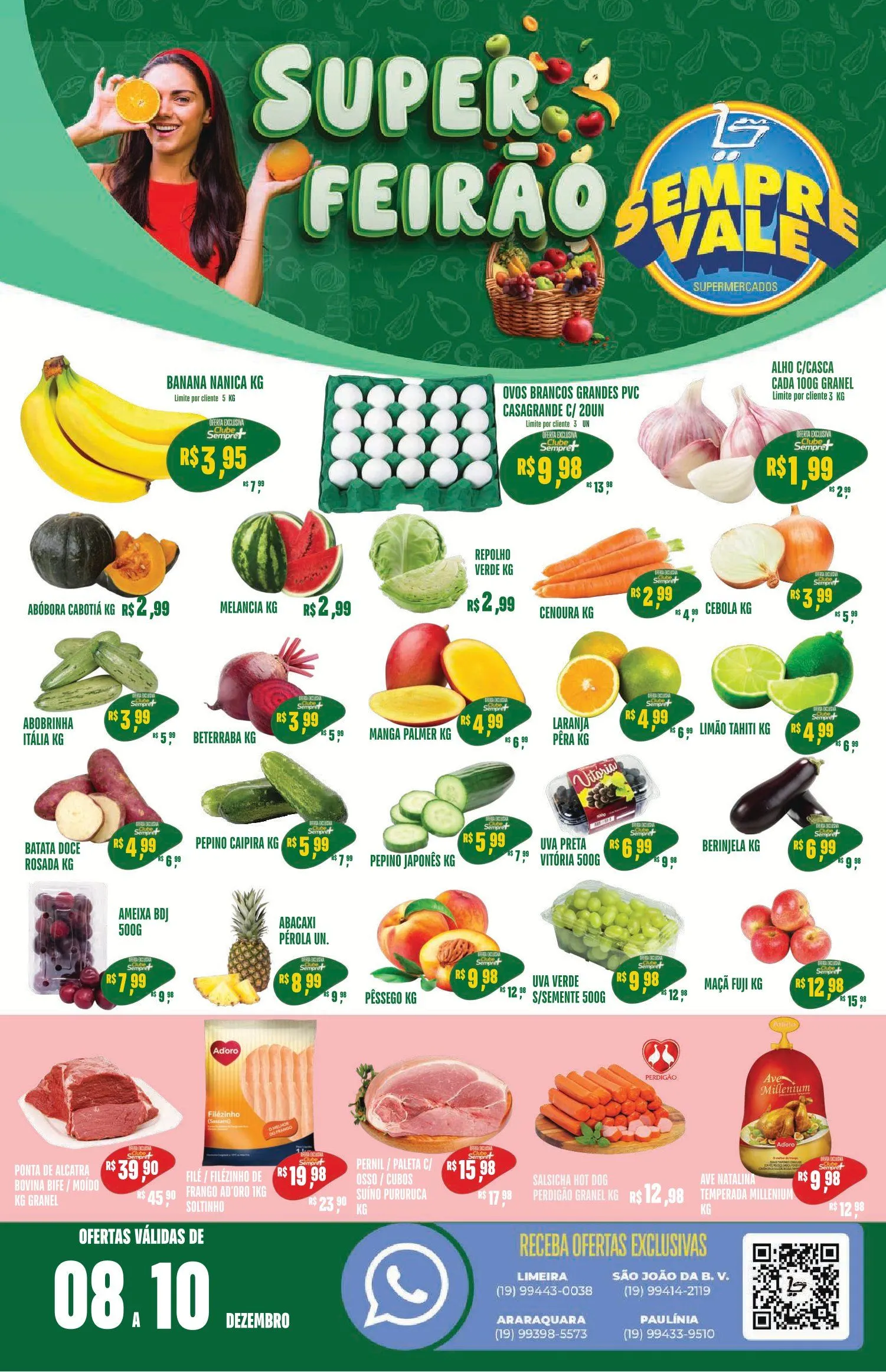 Encarte de Sempre Vale Supermercados Folletos 8 de dezembro até 10 de dezembro 2025 - Pagina 1