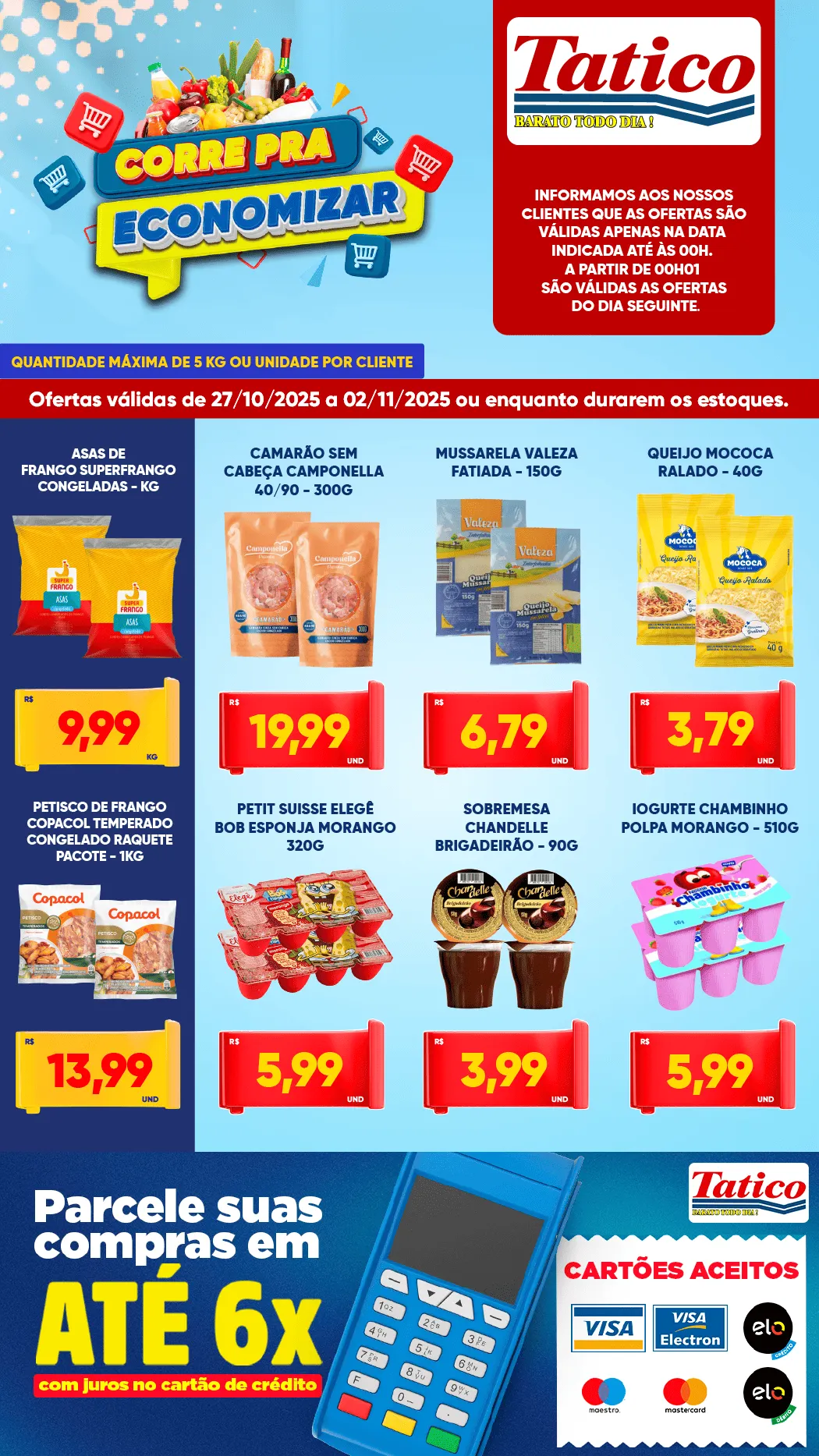 Encarte de  Folhetos Tatico 27 de outubro até 2 de novembro 2025 - Pagina 