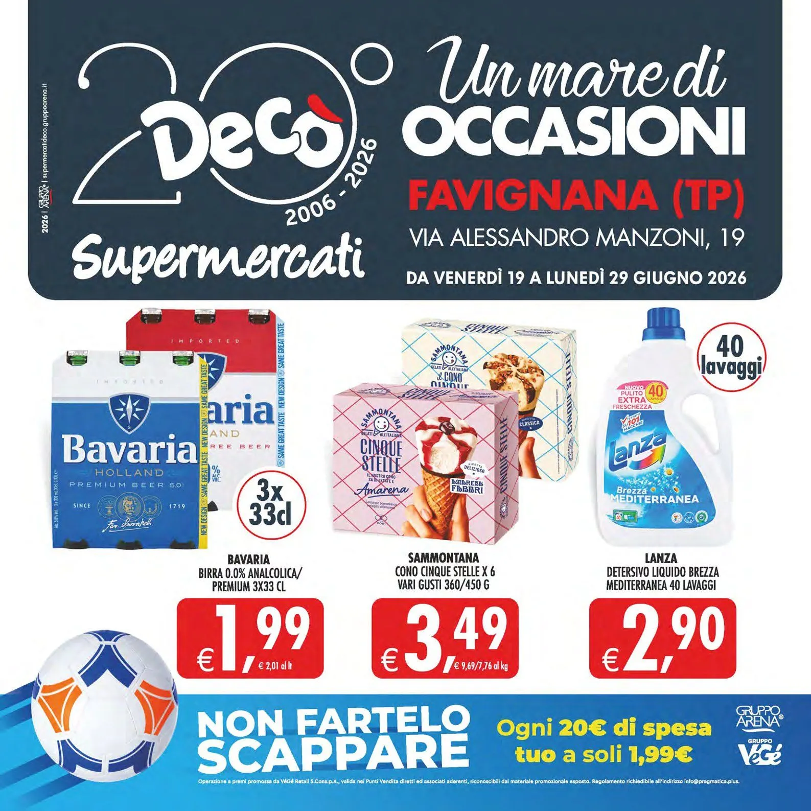 Volantini Deco Supermercati da 19 giugno a 29 giugno di 2026 - Pagina del volantino 1