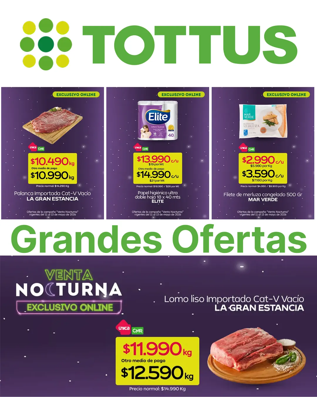 Catálogo de Tottus Ofertas 12 de mayo al 26 de mayo 2026 - Página 1