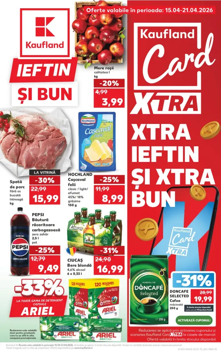 Catalog Kaufland de la 15 aprilie până la 21 aprilie 2026 - Revista Pagina 1