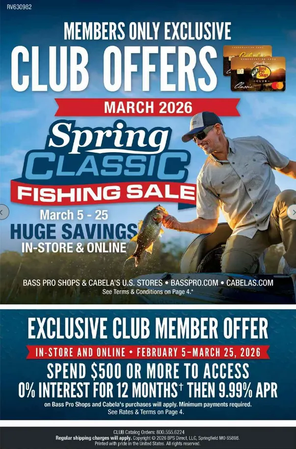 Weekly ad Bass Pro Shops Sales from March 27 to March 31 2026 - Page 1