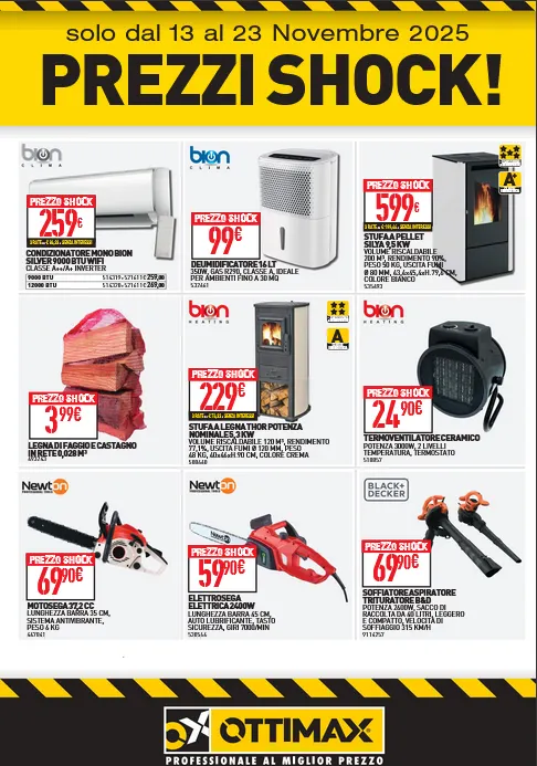 Ottimax Volantino da 13 dicembre a 23 dicembre di 2025 - Pagina del volantino 1