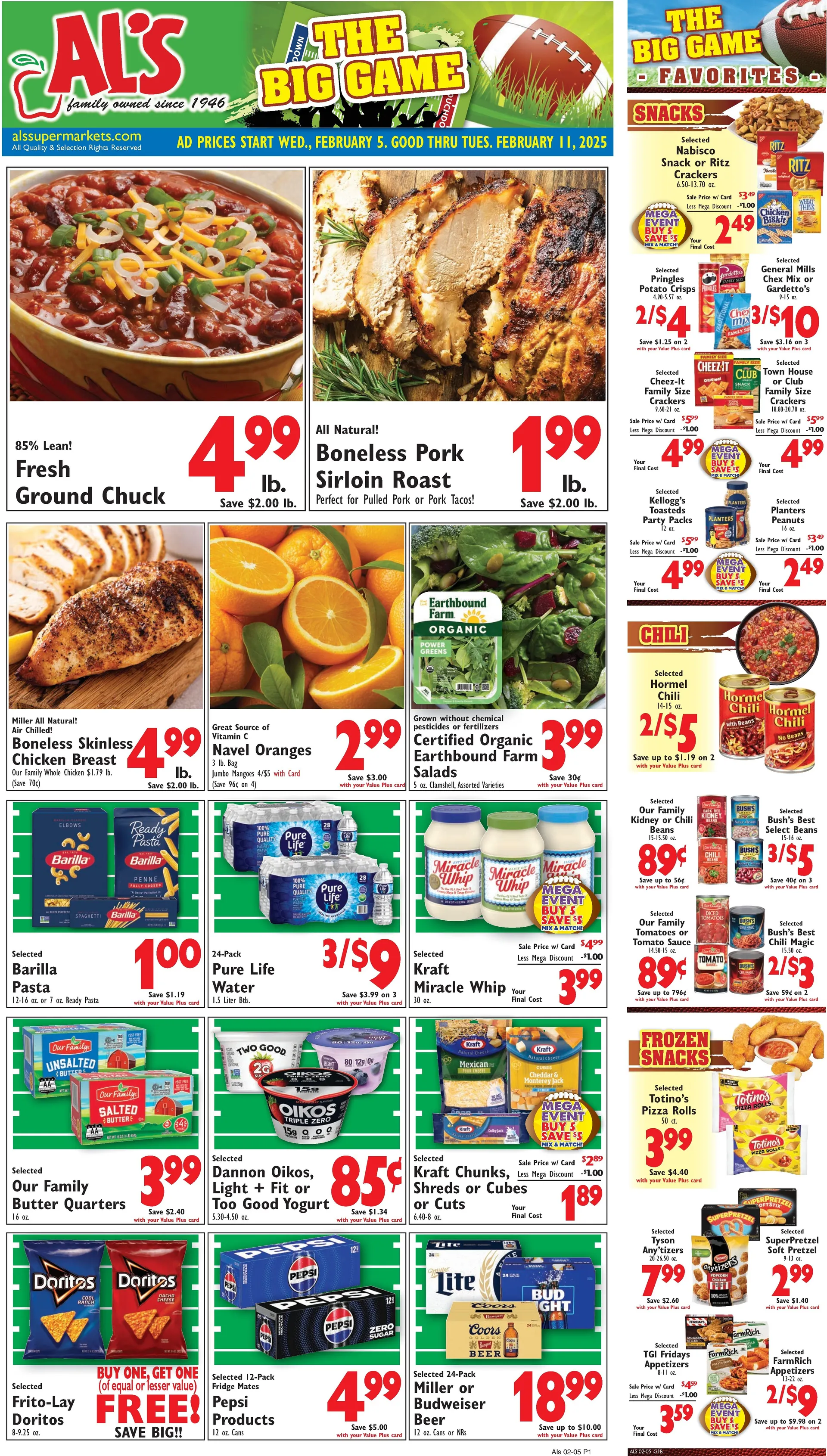Weekly ad Al´s Supermarket Sales from February 5 to February 11 2025 - Page 