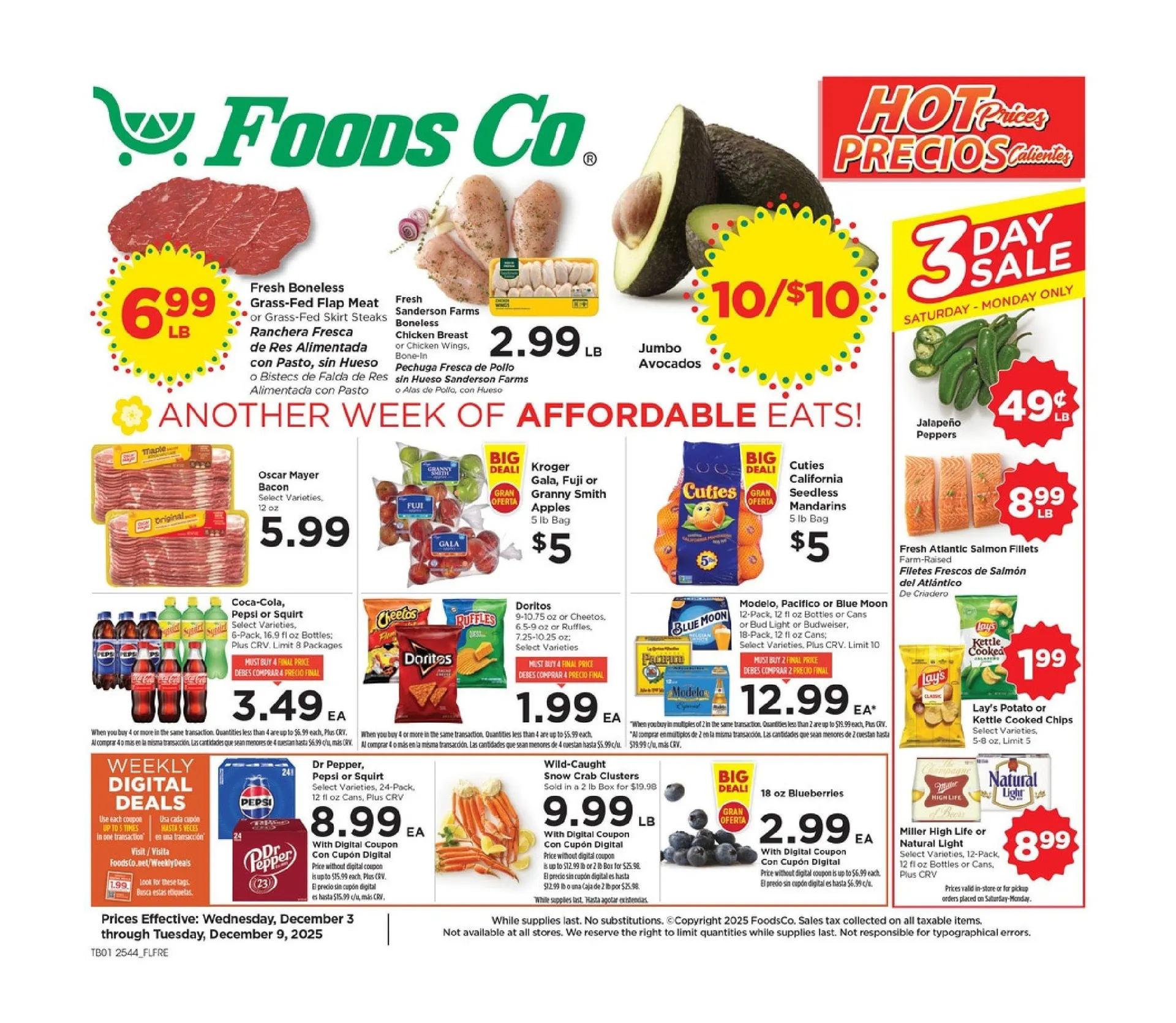Weekly ad Foods Co. Sales from December 3 to December 9 2025 - Page 