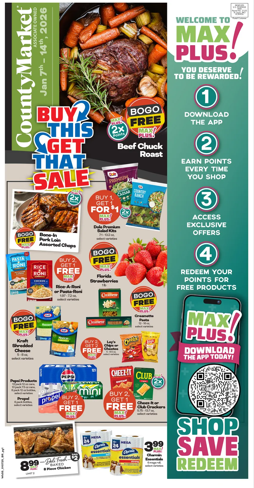 Weekly ad County Market Sales from January 7 to January 14 2026 - Page 