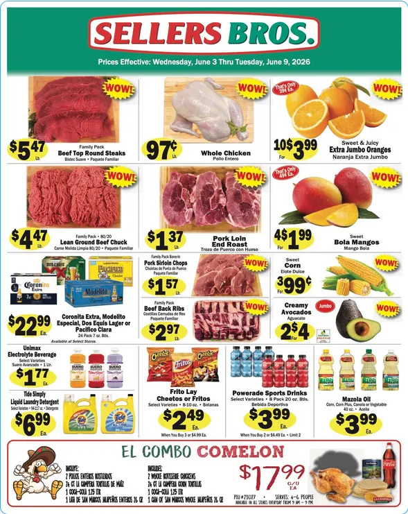 Weekly ad Sellers Bros Sales from June 10 to June 16 2026 - Page