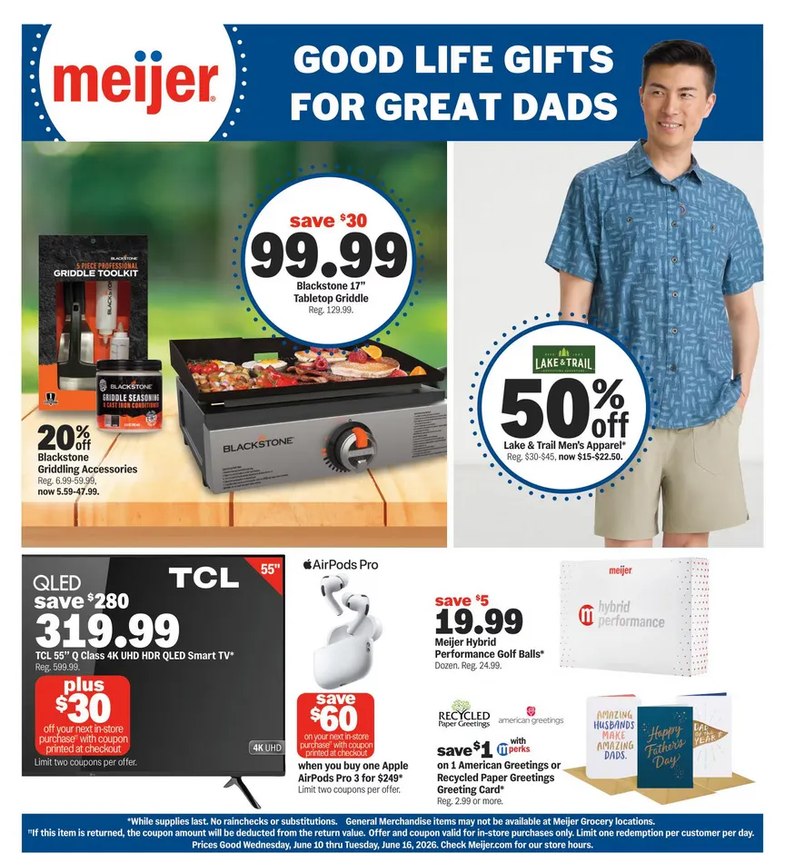 Weekly ad Meijer Sales from June 10 to June 16 2026 - Page 1