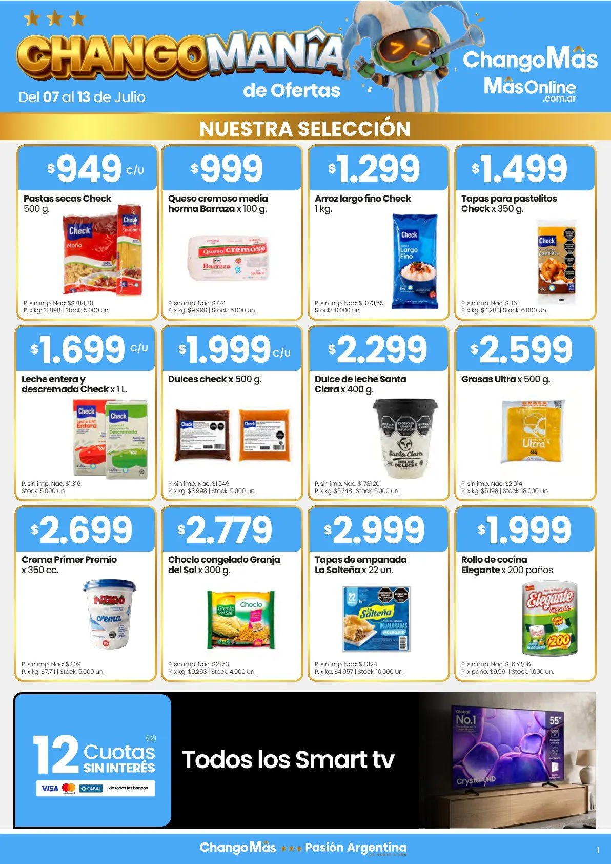 Ofertas de Changomas Ofertas 7 de julio al 13 de julio 2026 - Página 1 del catálogo