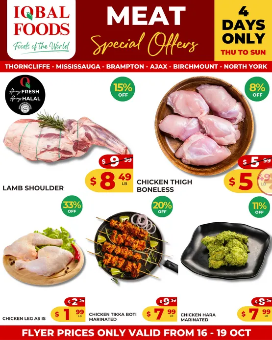 Iqbal Foods Sales from October 16 to October 22 2025 - flyer page 
