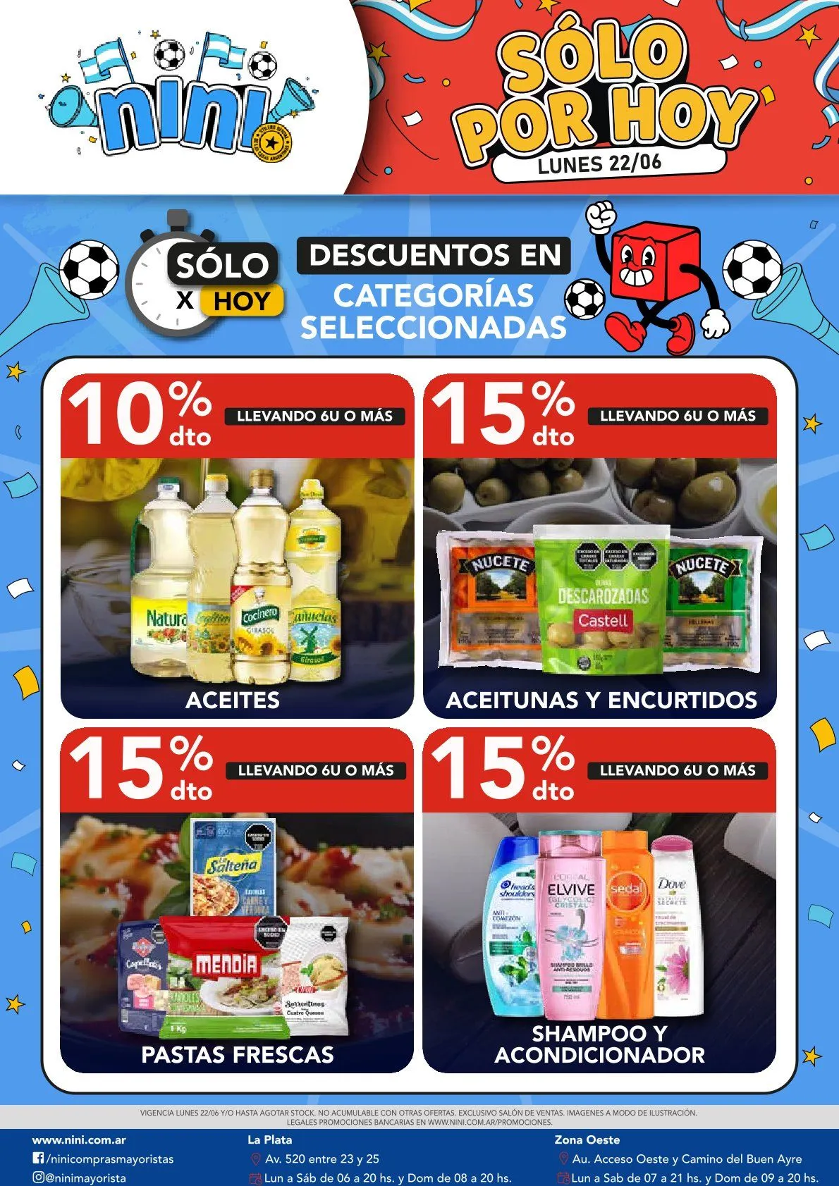 Ofertas de Nini Mayorista Ofertas 22 de junio al 28 de junio 2026 - Página 1 del catálogo