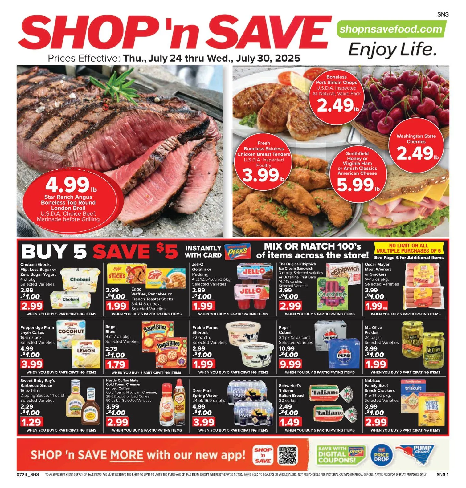 Weekly ad Shop'n Save Sales from July 24 to July 31 2025 - Page 