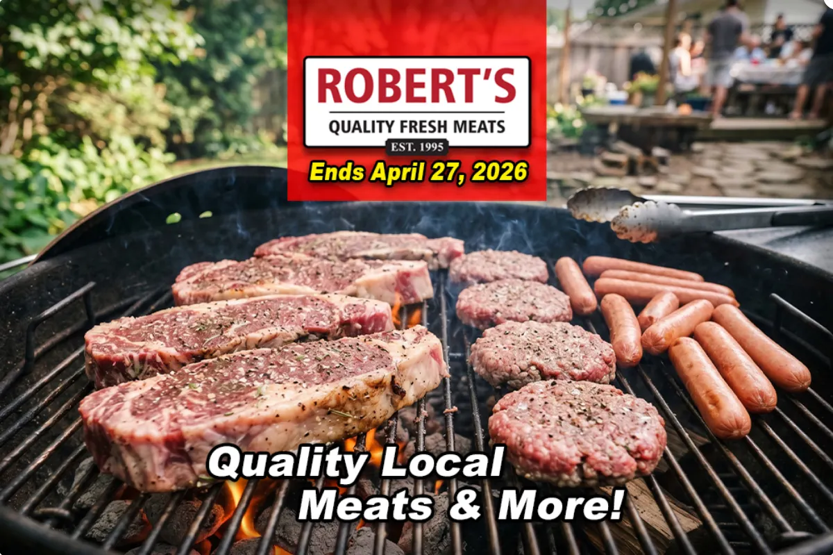 Roberts Fresh and Boxed Meats Sales from April 21 to April 27 2026 - flyer page 1