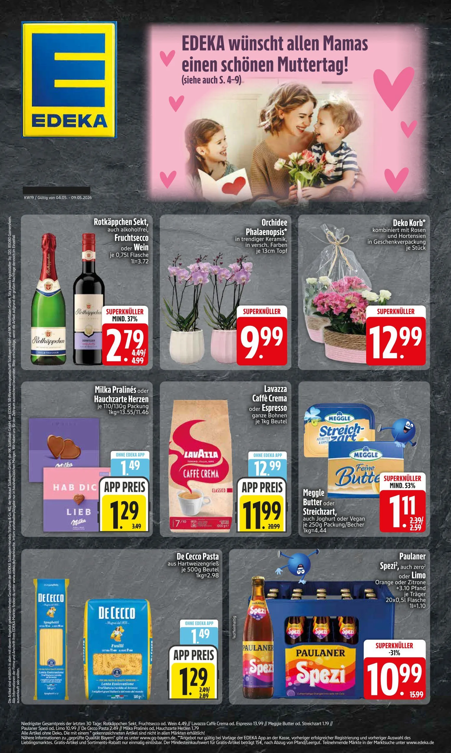 Edeka Prospekte von 4. Mai bis 9. Mai 2026 - Prospekt seite 1