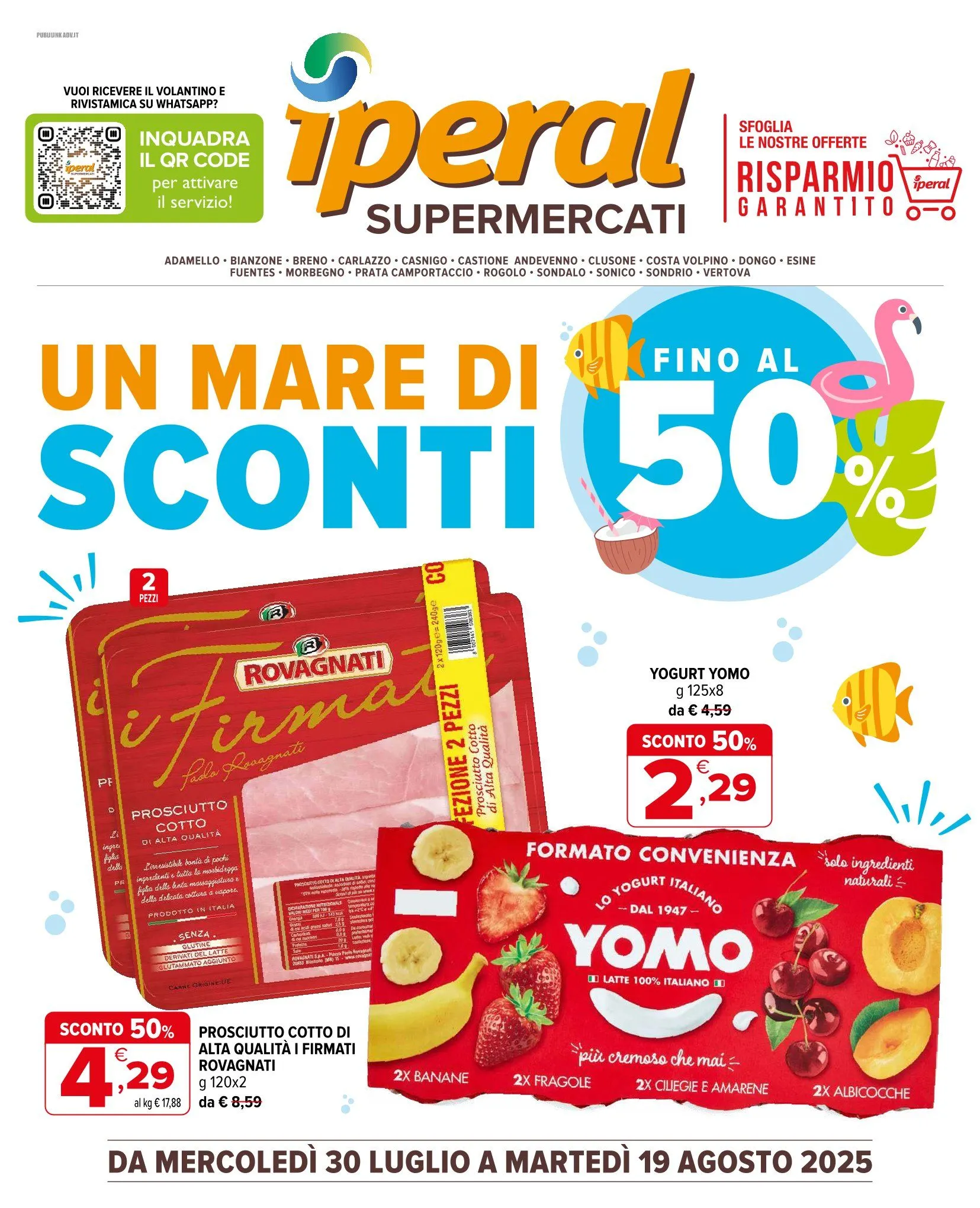 Iperal - Cataloghi settimanali da 30 luglio a 19 agosto di 2025 - Pagina del volantino 1