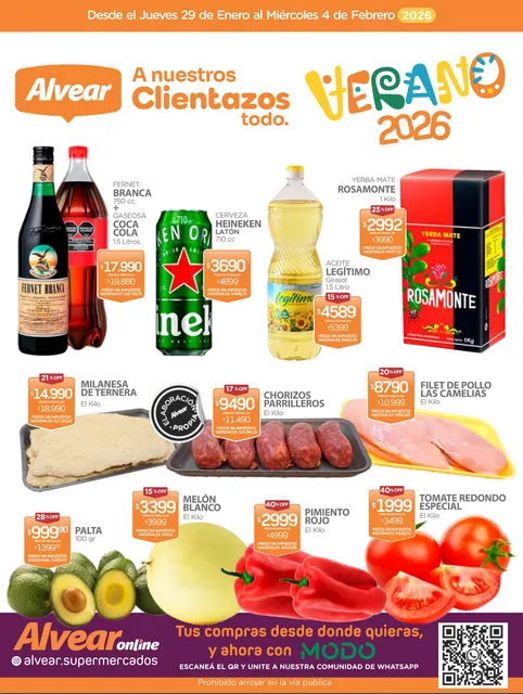 Ofertas de Ofertas Super Alvear 29 de enero al 4 de febrero 2026 - Página  del catálogo
