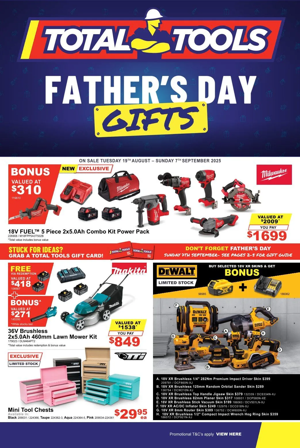 Total Tools catalogues - Weekly specials  - Catalogue valid from 19 August to 7 September 2025 - page