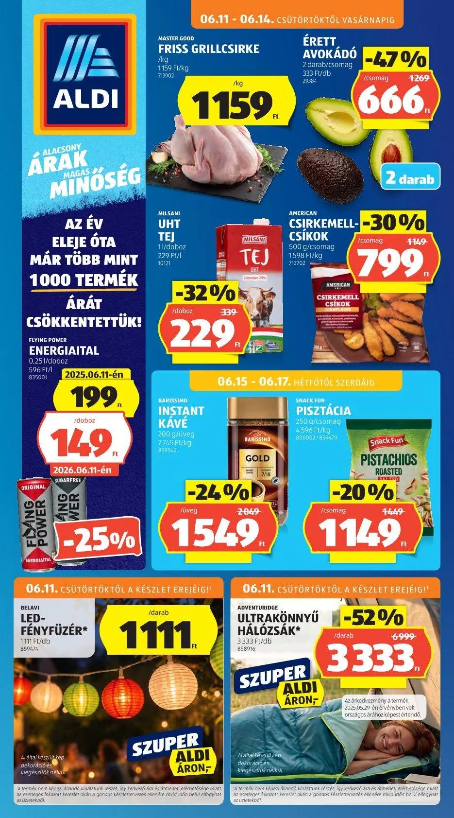Katalógus  Aldi legfrissebb ajánlatai június 11.-tól június 14.-ig 2026. - Oldal 1