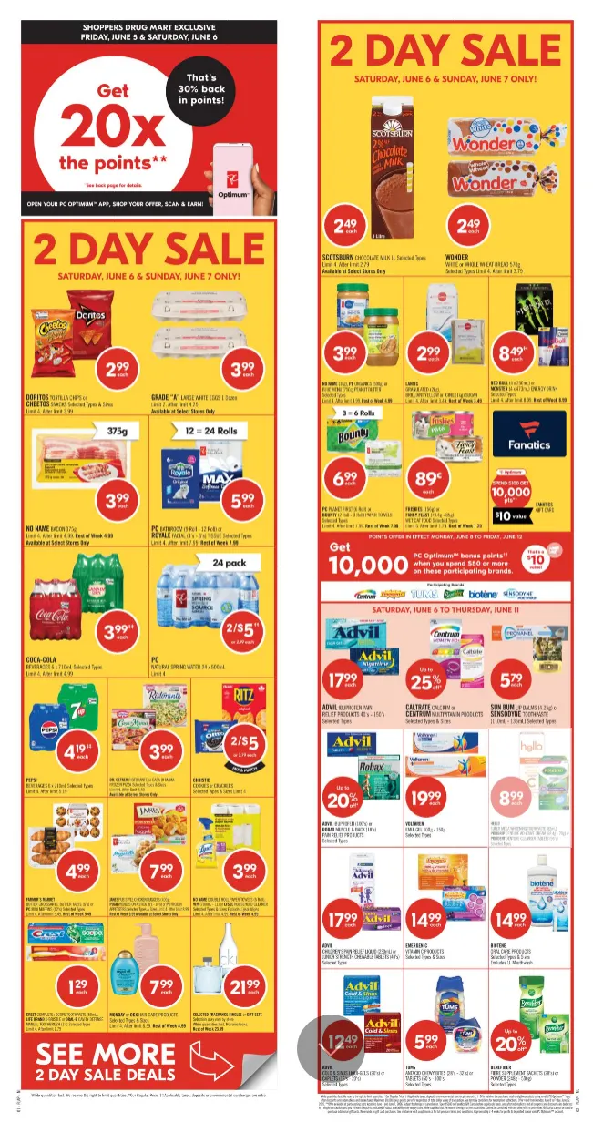  Shoppers Drug Mart Sales from June 6 to June 11 2026 - flyer page 1