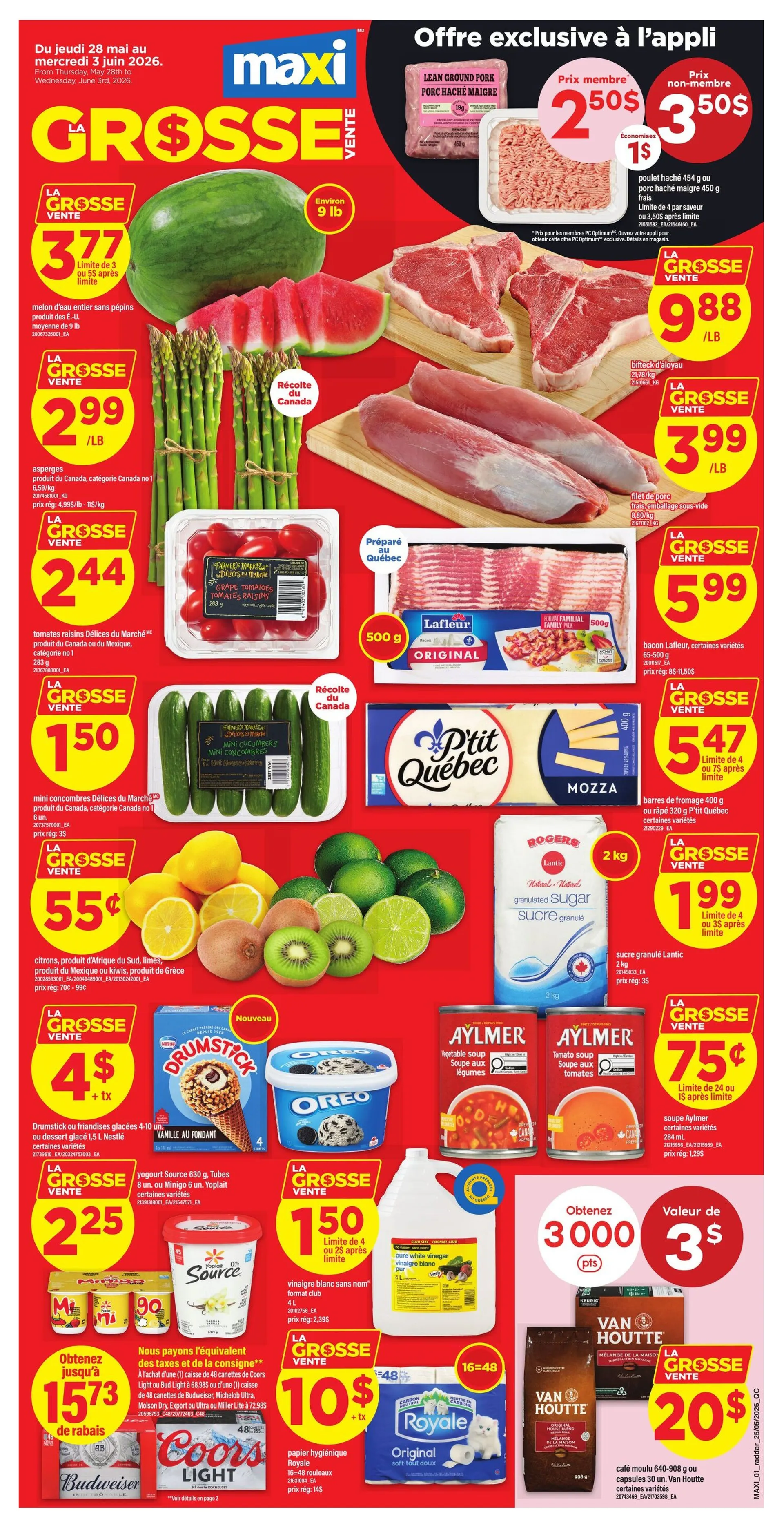  Maxi Sales from May 28 to June 3 2026 - flyer page 