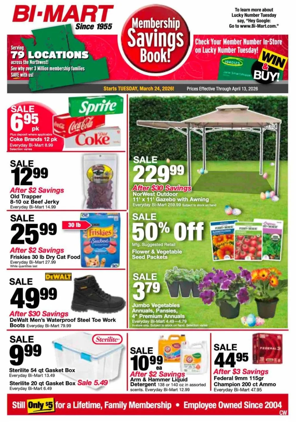 Weekly ad Bi-Mart Sales from March 25 to April 13 2026 - Page