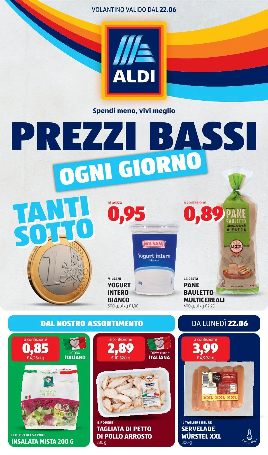 Volantini Aldi da 17 giugno a 22 giugno di 2026 - Pagina del volantino 1