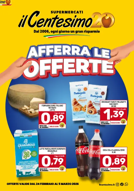 Volantini Il Centesimo da 24 febbraio a 5 marzo di 2026 - Pagina del volantino 1