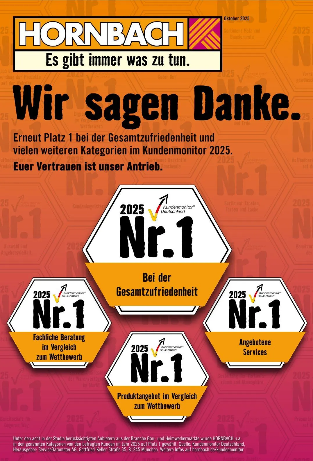 Hornbach Angebote von 29. Oktober bis 4. November 2025 - Prospekt seite 