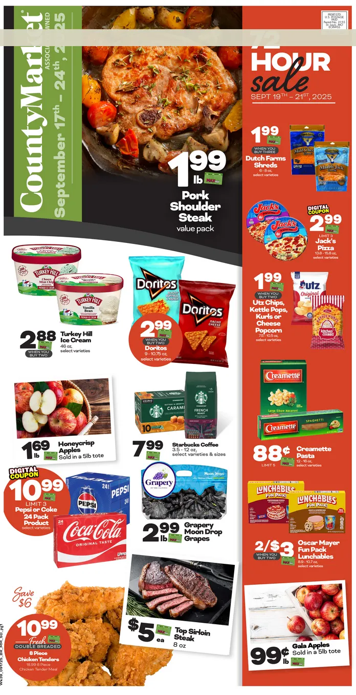 Weekly ad County Market Sales from September 17 to September 24 2025 - Page 