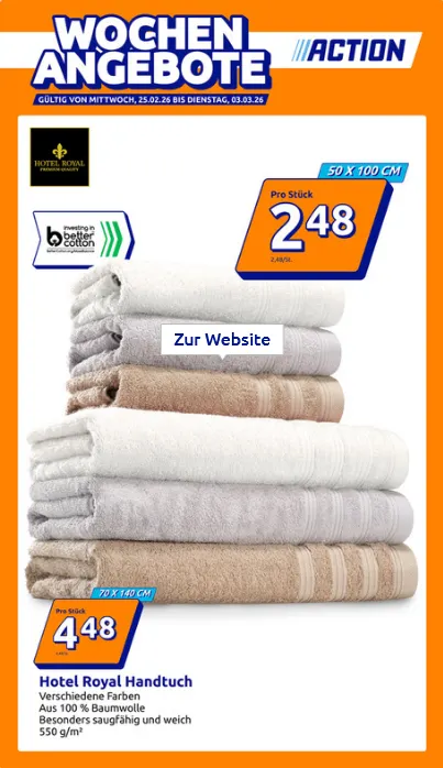 Prospekt Action von 25. Februar bis 1. März 2026 - Prospekt seite 1