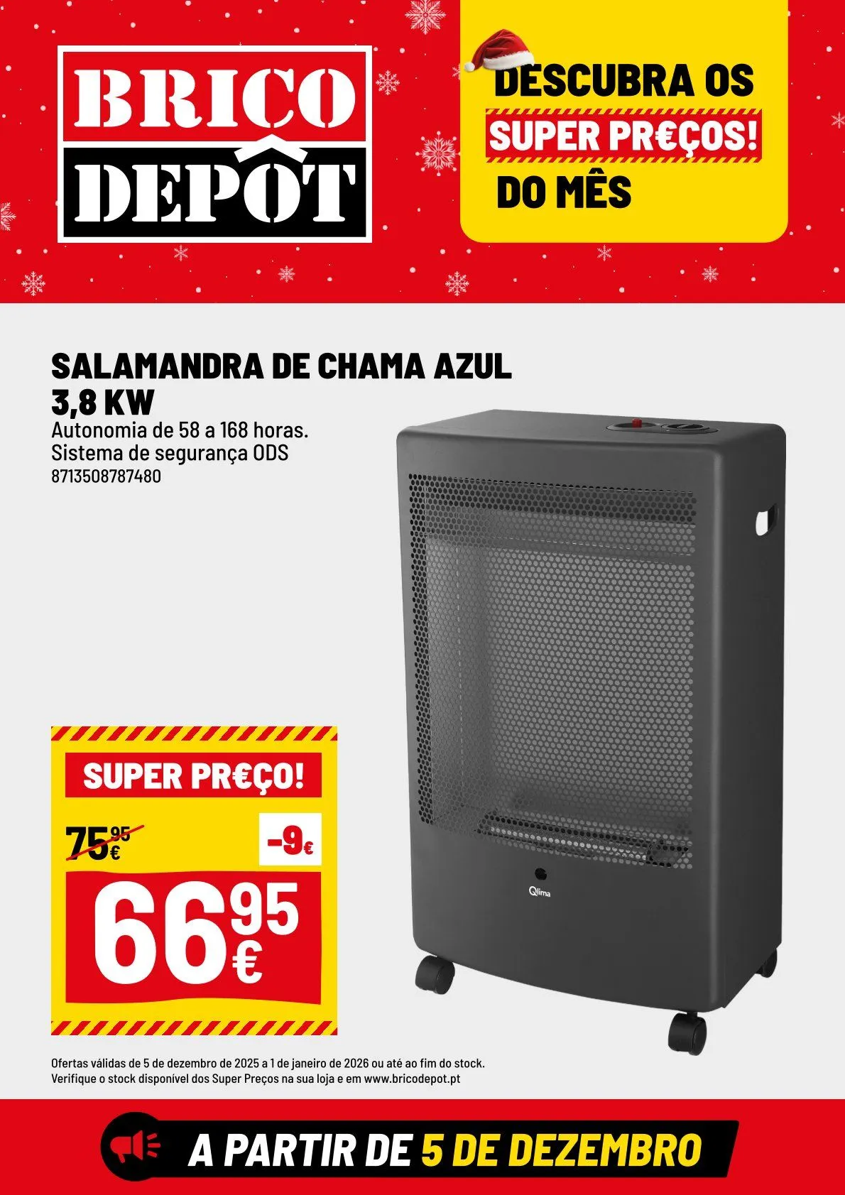 Folheto Brico Depôt de 5 de dezembro até 11 de dezembro 2025 - Pagina 1