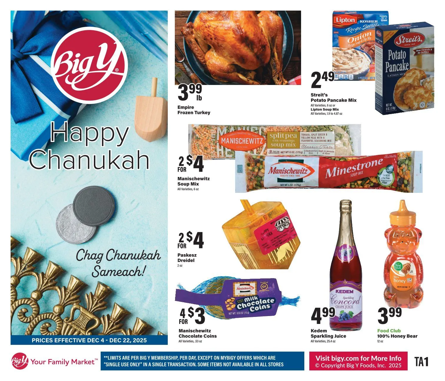 Weekly ad Big Y  Sales  from December 4 to December 22 2025 - Page 