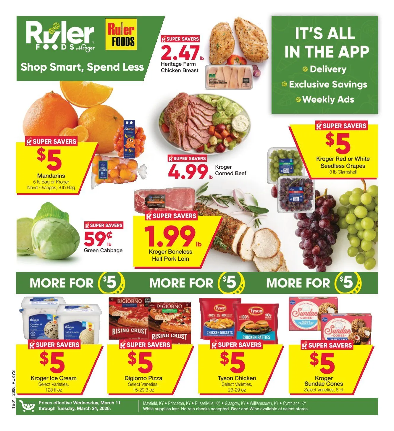 Weekly ad Ruler Foods weekly ads from March 11 to March 24 2026 - Page 