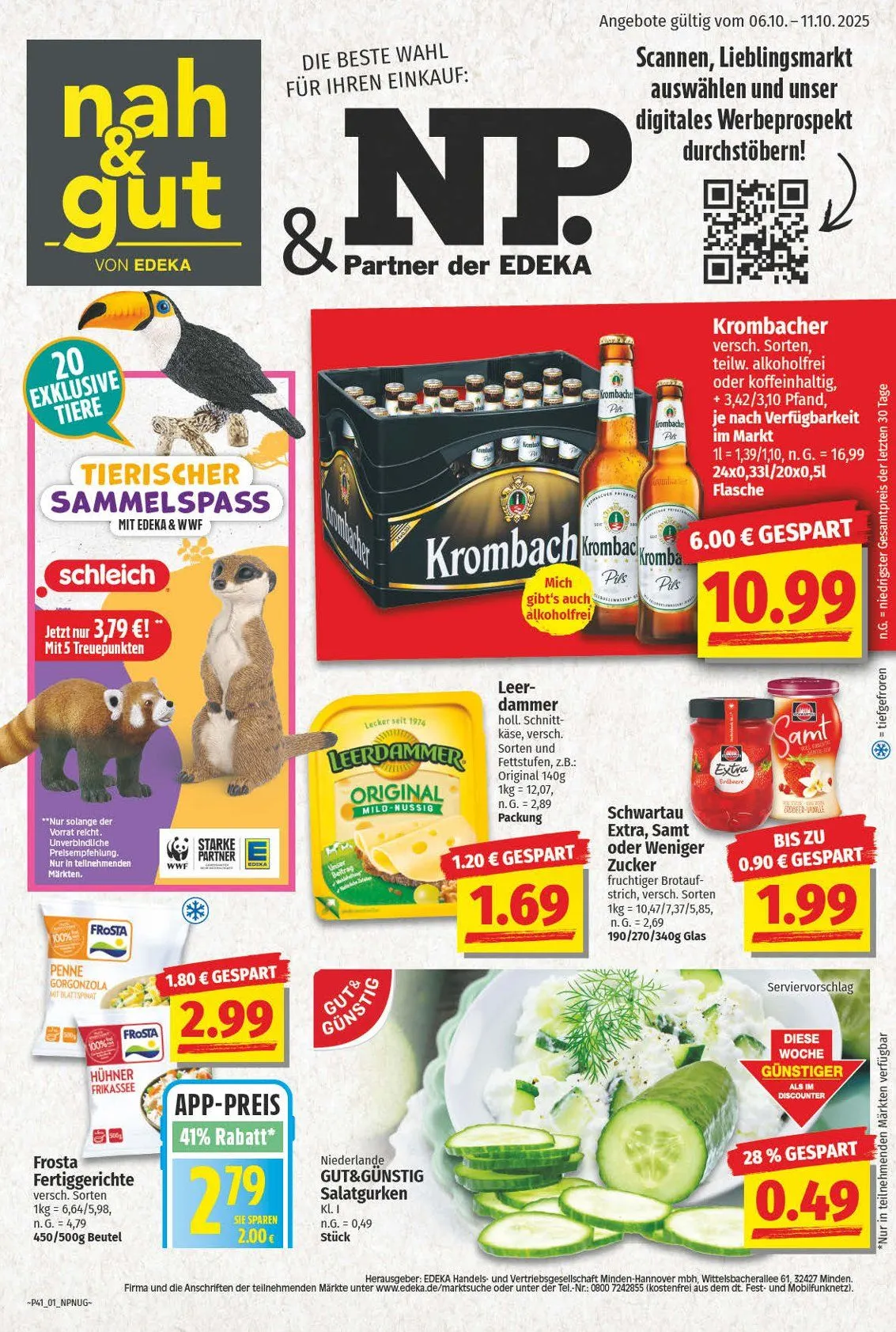 Nah & Gut Prospekte von 4. Oktober bis 10. Oktober 2025 - Prospekt seite 1