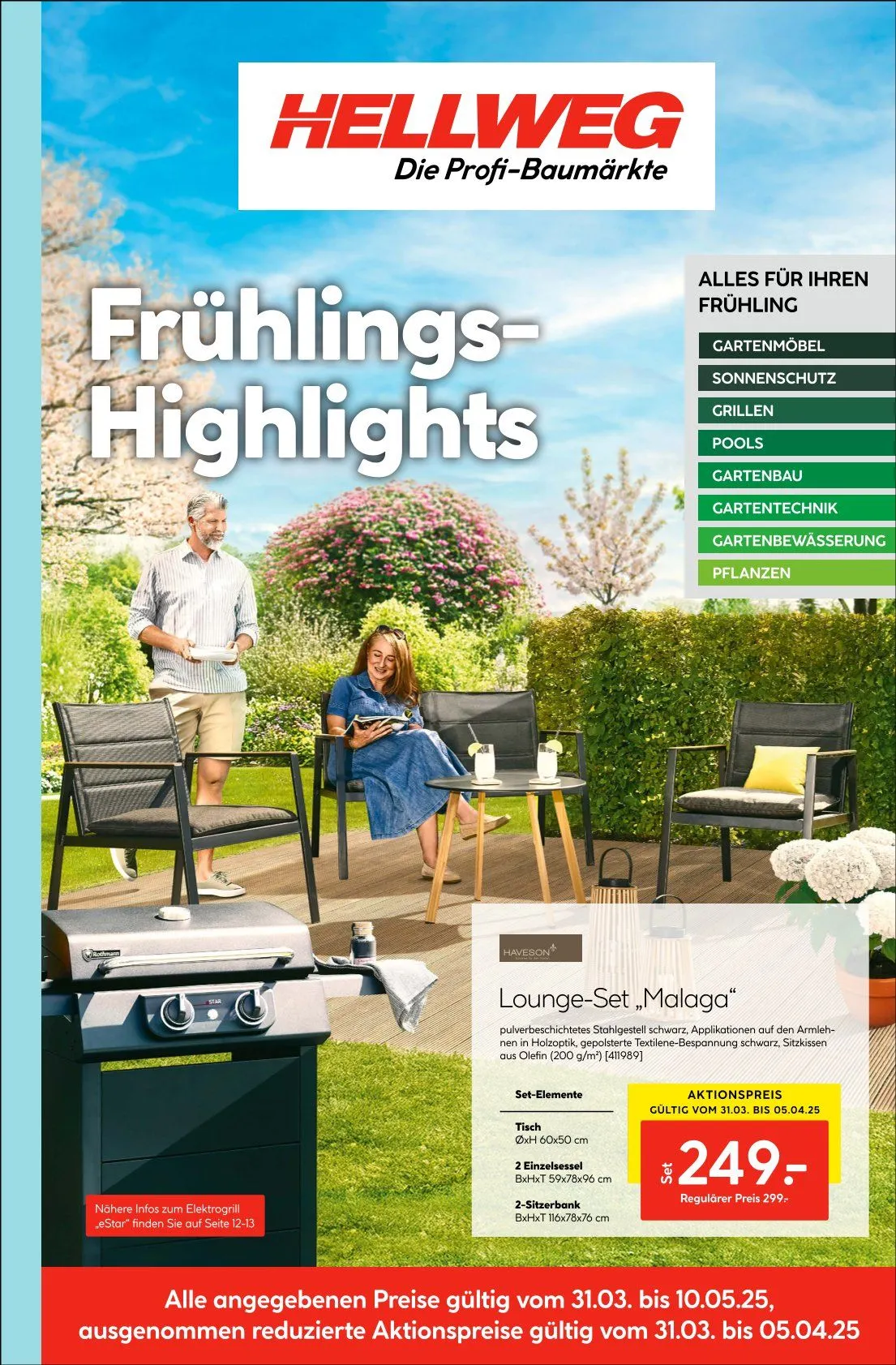 Hellweg Prospekte von 31. März bis 10. Mai 2025 - Prospekt seite 1
