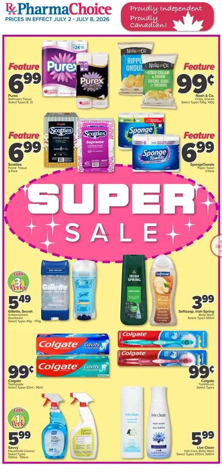 PharmaChoice Sales from July 2 to July 8 2026 - flyer page 1