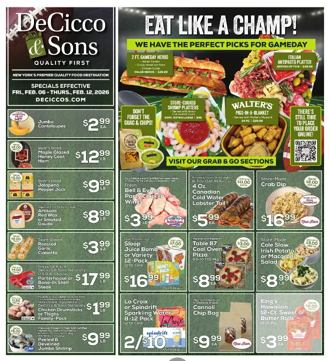 Weekly ad DeCicco & Sons Sales from February 6 to February 12 2026 - Page 
